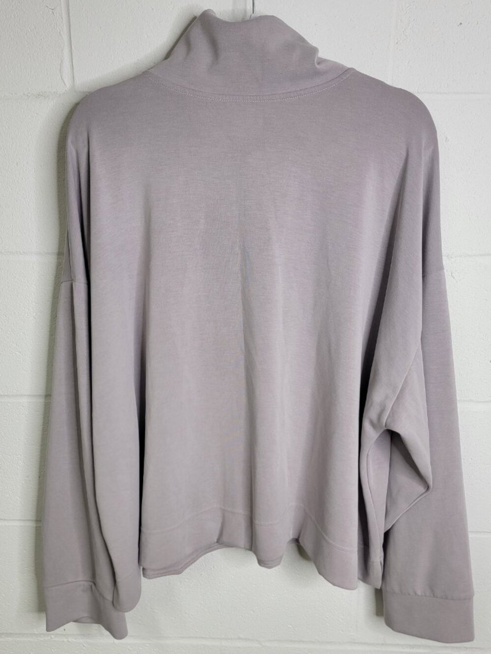 Athleta Womens 3X Plus Seasoft Tinsel Purple 1/4 Zip Pullover Athleisure - Picture 3 of 8